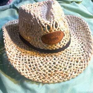 Hawaiian tropic straw cowboy hat
